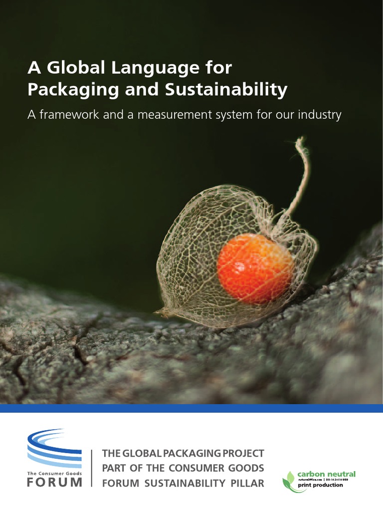 Global Framework for Sustainable Packaging | PDF | Water Resources ...
