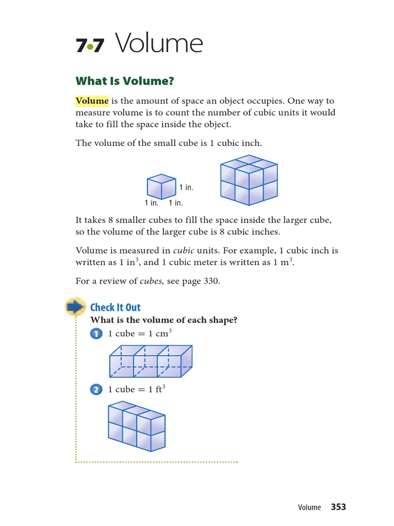 Volume Overview | PDF | Volume | Geometry