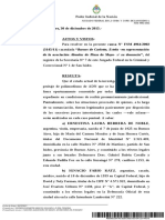 Causa N° FSM 4961/2002 (3145/11) caratulada “Barnes de Carlotto, Estela –en representación de la asociación Abuelas de Plaza de Mayo- s/ su denuncia”