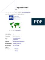 International Organization For Standardization