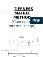 Structural Analysis - Internal Hinges