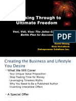 Breaking Through To Ultimate Freedom: Veni, Vidi, Visa: The Julius Caesar Battle Plan For Success