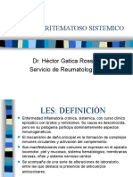 Lupus Eritematoso Sistemico: Dr. Héctor Gatica Rossi Servicio de Reumatología