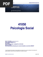 41052 - Psicologia Social
