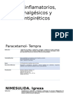 Antinflamatorios, Analgésicos y Antipiréticos