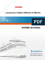 Norme IEC60092 Câbles Offshore & Marine