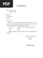 Surat Pengajuan Pemasangan Air Pam