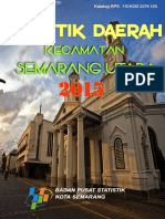 Statistik Daerah Kecamatan Semarang Utara 2015