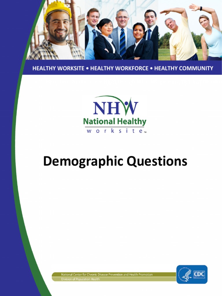 CDC - NHW 2014 Demographics | PDF