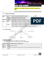 Light and Vision Chapter Summary