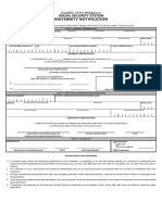 SSSForms Maternity Notification