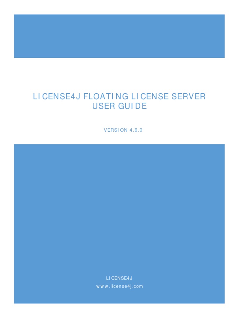 License4J Floating License Server Guide | PDF | Installation (Computer ...