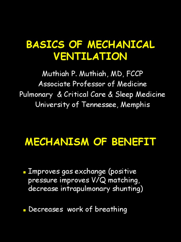 Essentials of Mechanical Ventilation | PDF | Breathing | Pulmonology