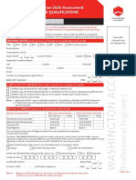 Application For Migration Skills Assessment Washington Accord Qualifications