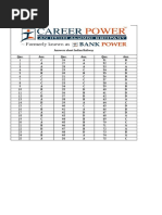 Indian Railway Answer Sheet