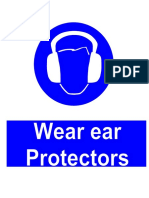 ear protection signs