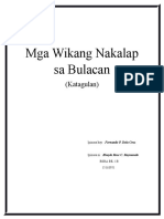 Mga Wikang Nakalap Sa Bulacan