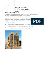 Formwork - Technical, Functional & Economic Requirements: Fresh Concrete Concrete