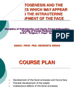 Stomatogenesis and The Anomalies Which May Appear During The Intrauterine Development of The Face