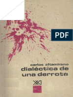 Dialectica de Una Derrota