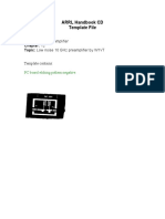 10 GHz Preamp Template 