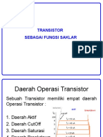 Transistor Sebagai Saklar