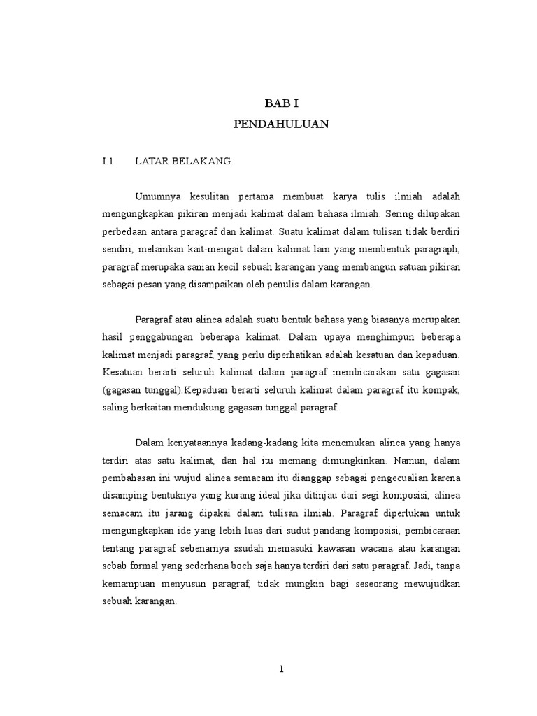 makalah Paragraf