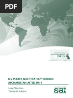 U.S. Policy and Strategy Toward Afghanistan after 2014