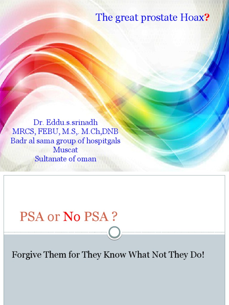 PSA Great Hoax PDF Prostate Cancer Prostate Specific Antigen
