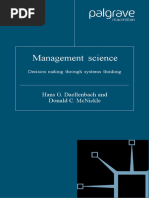 Download Management Science Decision Making Through Systems Thinking by Siimplisius Ryski-tiga SN294661749 doc pdf