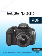 Canon Eos 1200d Instruction Manual 119284