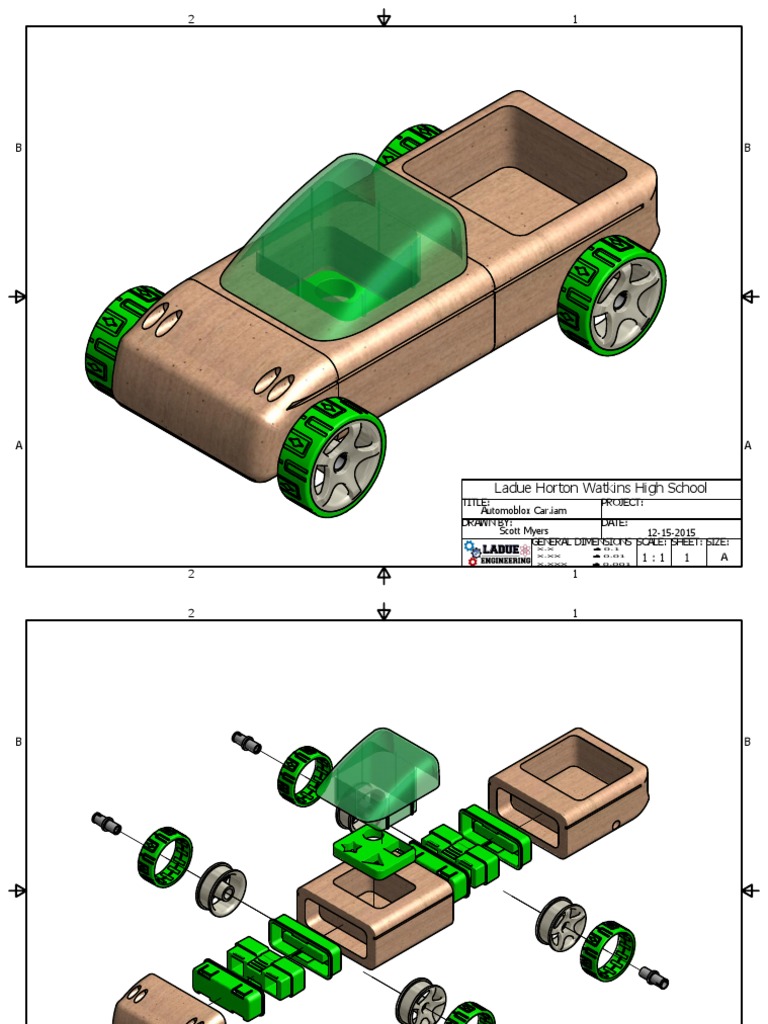 Automoblox Car Drawing PDF