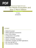 2 - The Mobile Ecosystem and Java 2 Micro Edition