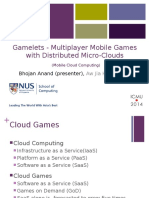 Gamelets - Multiplayer Mobile Games With Distributed Micro-Clouds