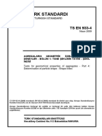Türk Standardi: TS EN 933-4