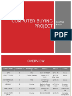 Computer Buying Project