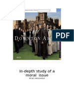Moral Issue Downton Abbey Is An English Series About A Magnificent Estate in The Early Nineteen Hundreds