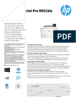 HP Color Laserjet Pro M452Dw: Datasheet