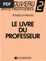 Download LE NOUVEAU SANS FRONTIRES 2 - Mthode de Franais - Le Livre du professeurpdf by CCM SN294667269 doc pdf