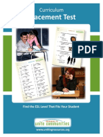 Find Your ESL Level with Placement Tests