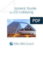 Newcomers' Guide To EU Lobbying