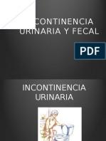 Incontinencia Urinaria y Fecal