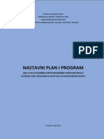 Nastavni Plan I Program (Od VI Do IX Razreda Devetogodisnje Osnovne Skole) Za Skole Koje Realiziraju Nastavu Na Bosanskom Jeziku PDF