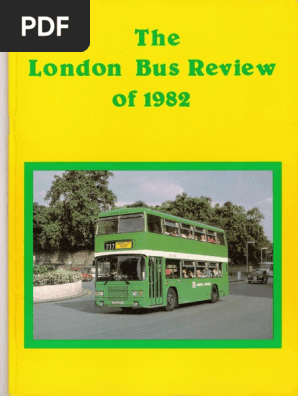 The London Bus Review Of 1982 Bus London