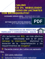 El Suero Salino Hipertónico 3% Nebulizado