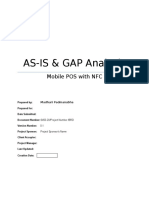 AS-IS & GAP Analysis: Mobile POS With NFC