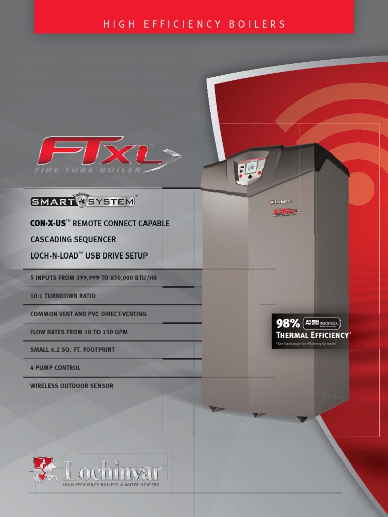 Lochinvar FTXL Fire Tube Boiler Boiler Thermostat