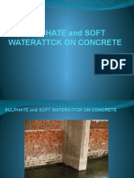 SULPHATE ATTACK ON CONCRETE