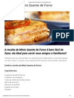 Receita de Misto Quente de Forno _ Baú Das Receitas