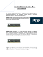 Dispositivos de Almacenamiento